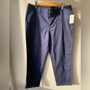Style & Co navy capris NWT